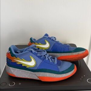 Nike Kids Blue, Orange & Green Low-Top Sneakers